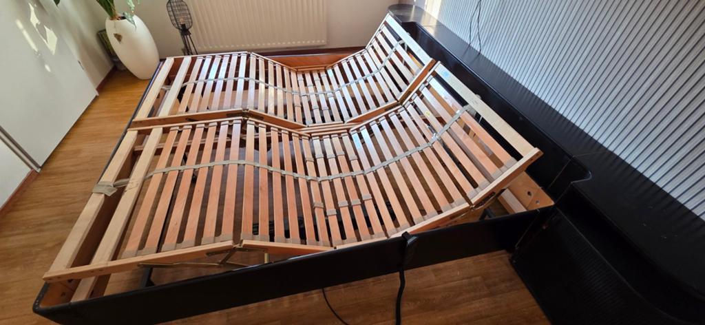 Elektrisch verstelbare lattenbodems 2 persoons bed, Ophalen of Verzenden