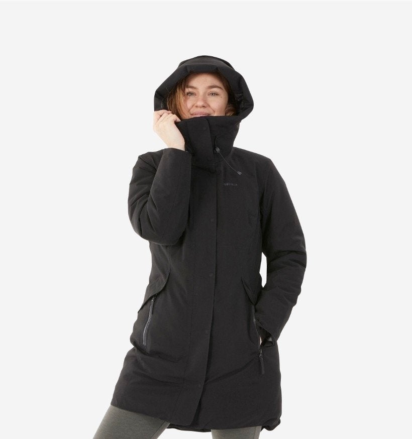 Waterdichte wandelparka quechua NH500, Zwart, Nieuw, Ophalen of Verzenden, Quechua