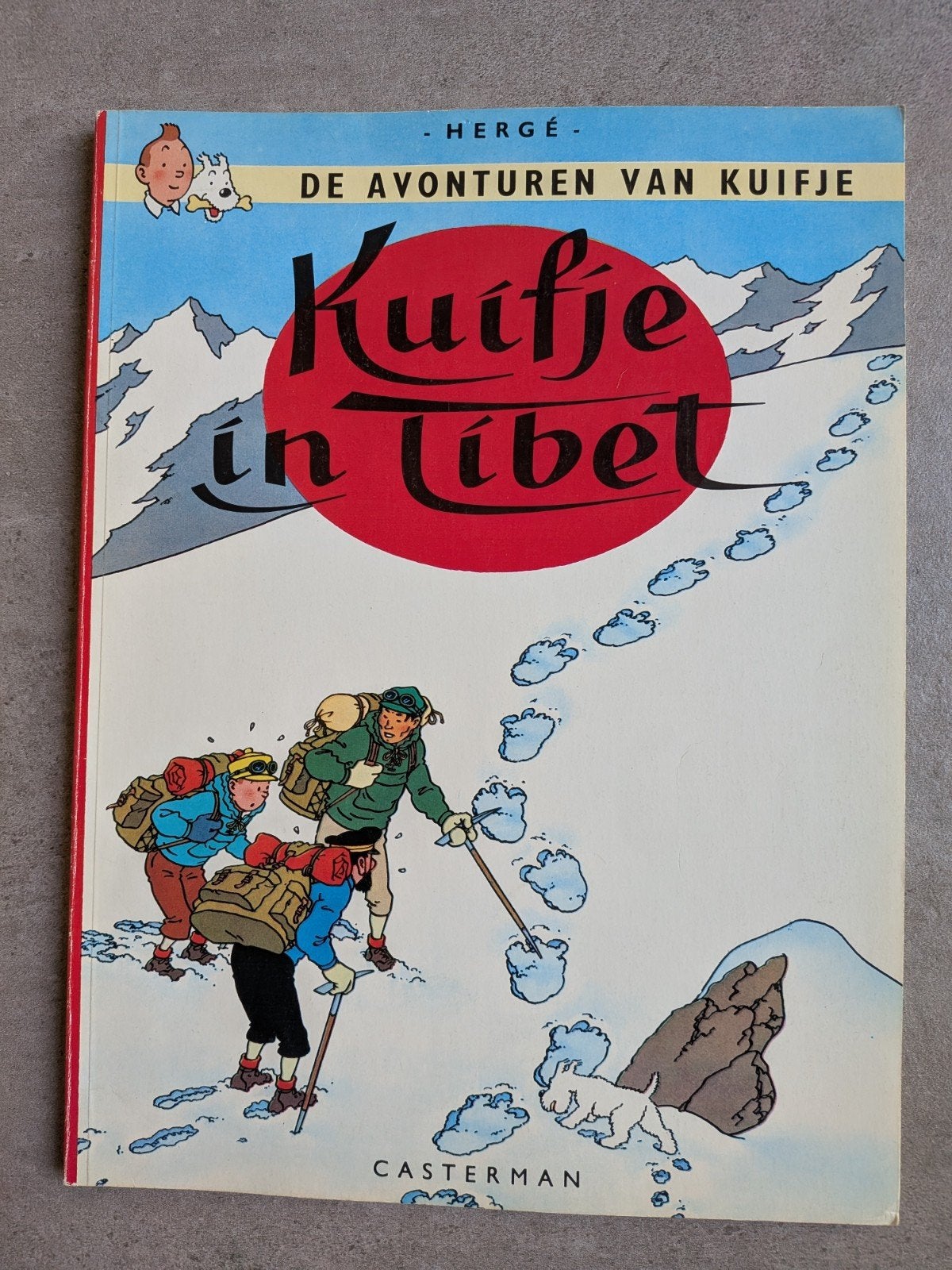 Kuifje in Tibet - Eerste editie 1960, Boeken, Eén stripboek, Ophalen of Verzenden, Nieuw, Hergé