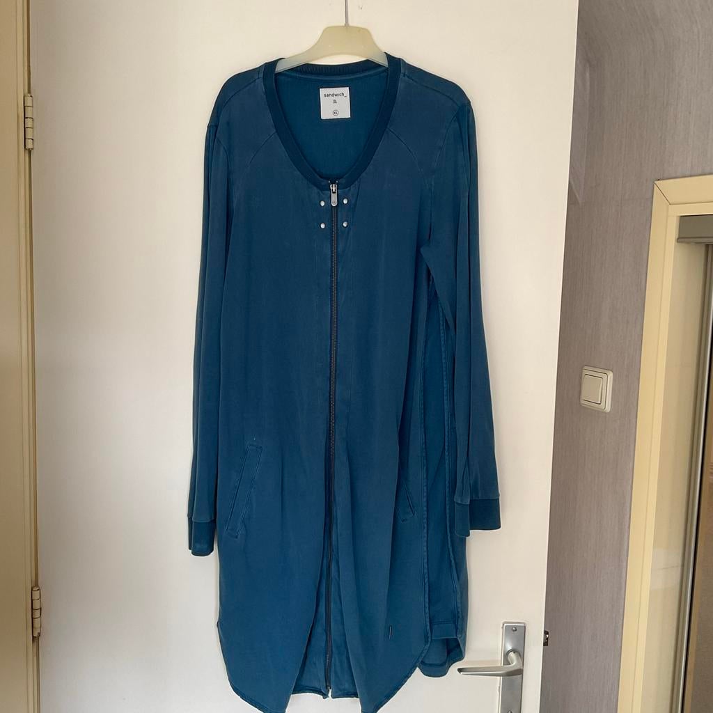 Sandwich_ jurk/ tuniek Maat XL, Ophalen of Verzenden, Zo goed als nieuw, Maat 46/48 (XL) of groter, Blauw