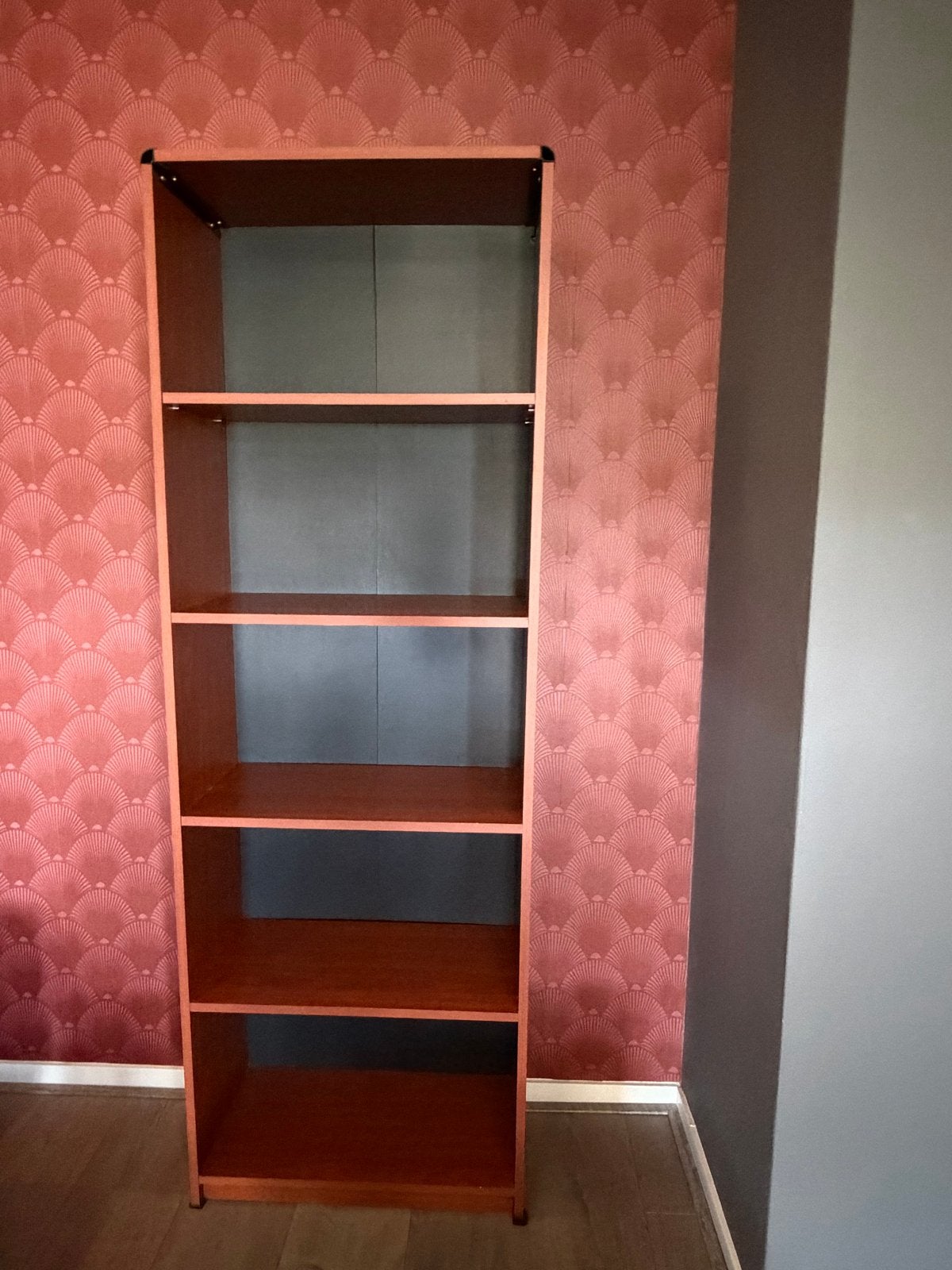 Houten Boekenkast met 5 Planken - Gebruikt, Huis en Inrichting, Kasten | Boekenkasten, Ophalen, Met plank(en), Gebruikt, 50 tot 100 cm