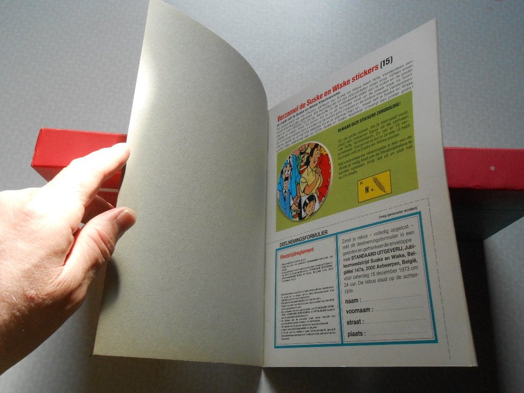 Bessy 108 f1 Het fantoom van de duivelsmesa 1973 1 ste druk., Willy Vandersteen, Eén stripboek, Nieuw, Ophalen of Verzenden