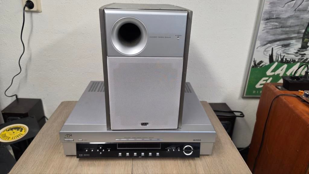 JVC RX-E100R DVD Receiver + Subwoofer, Ophalen, Info@jvc.com, JVC, Rua 197