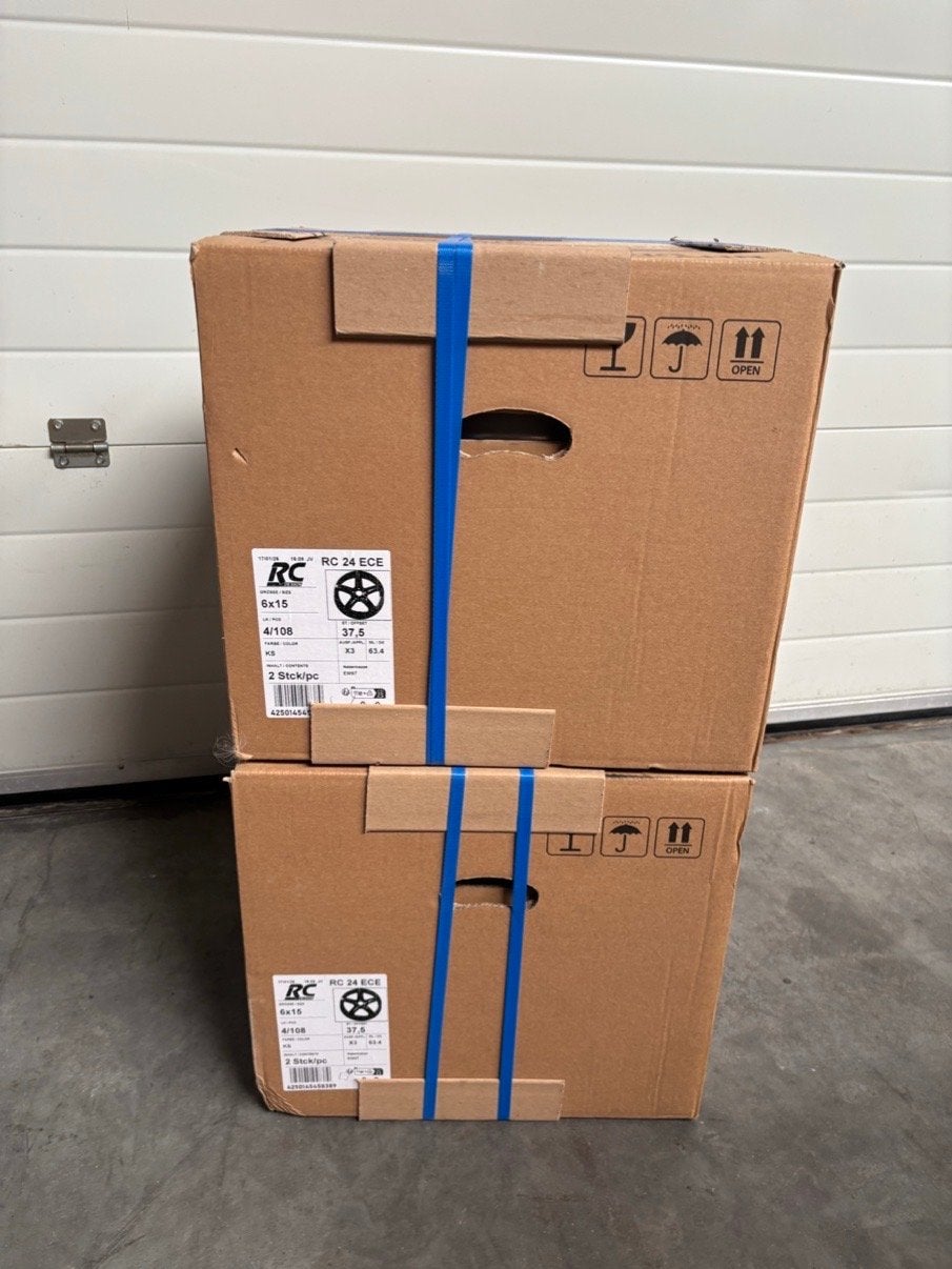 4x RC Design RC24 15 inch lichtmetalen velgen – 4x108, Auto-onderdelen, 15 inch, Velg(en), Ophalen of Verzenden, Personenwagen
