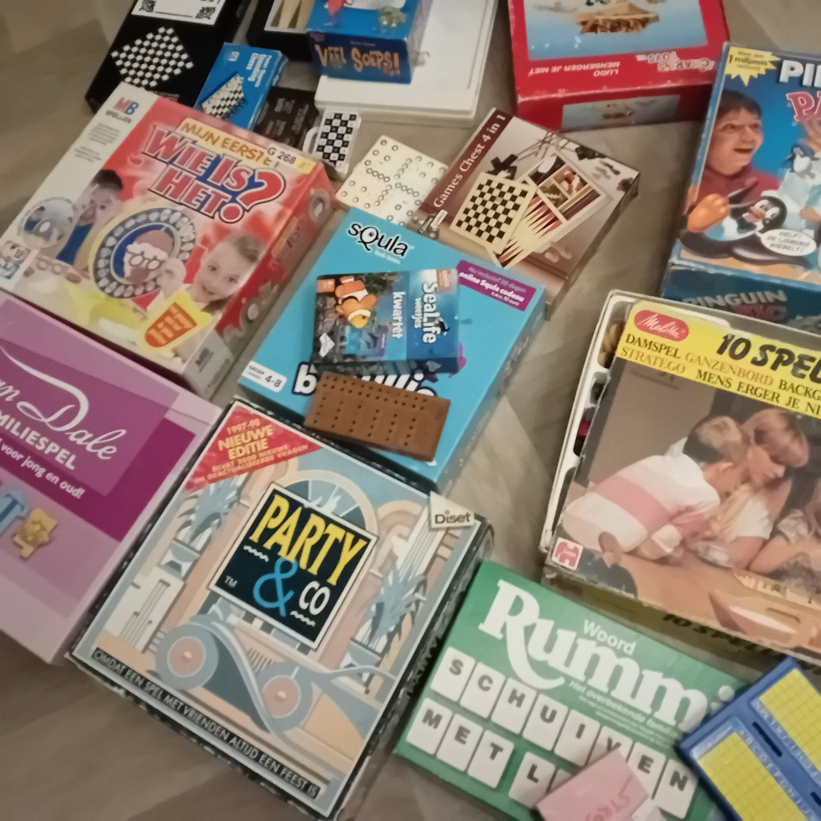 Diverse bordspellen en gezelschapsspellen, Ophalen of Verzenden, Gebruikt