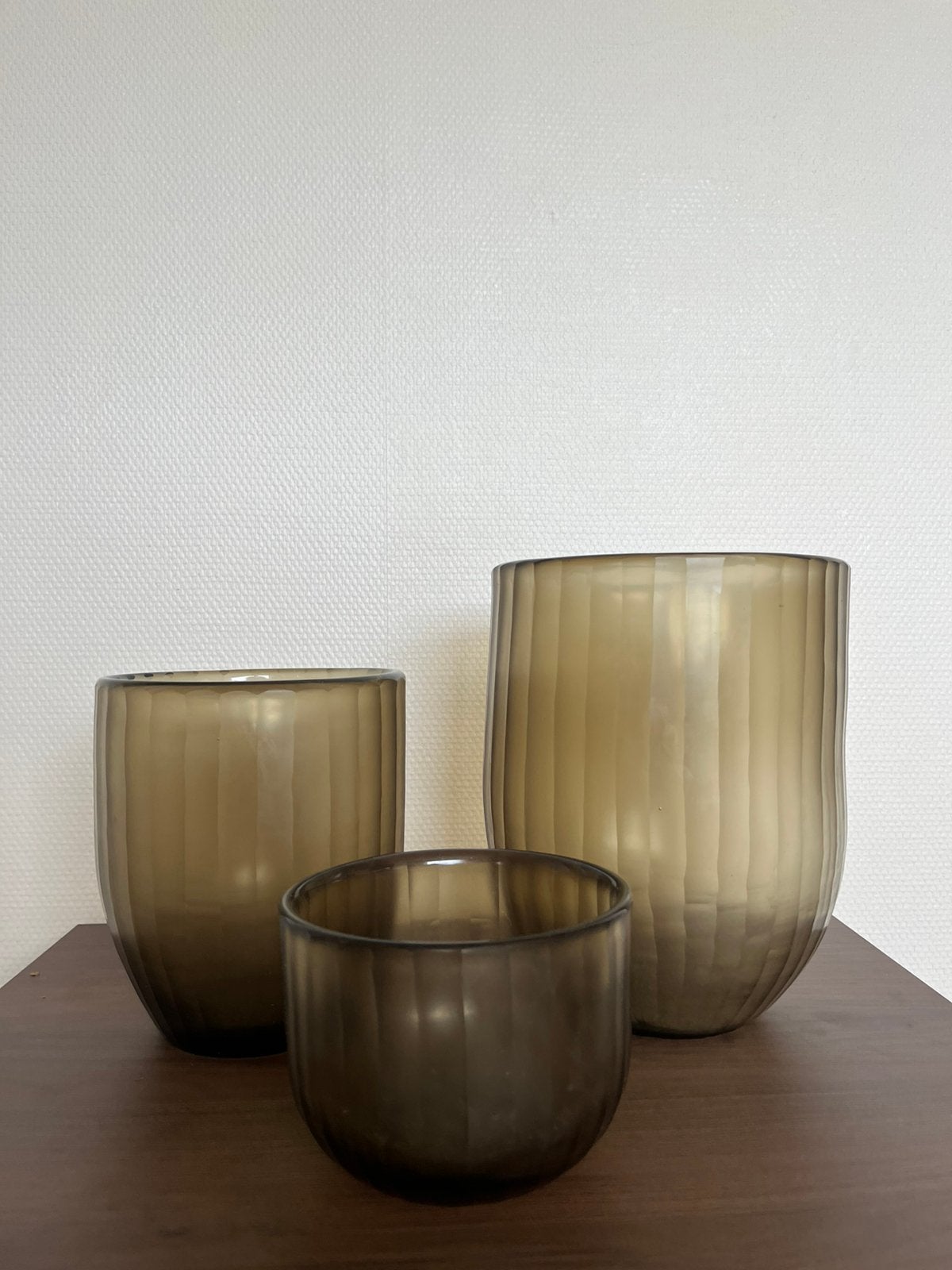 Bombyxx Scapolite set, Tuin en Terras, Rond, Ophalen of Verzenden, Zo goed als nieuw, Aardewerk