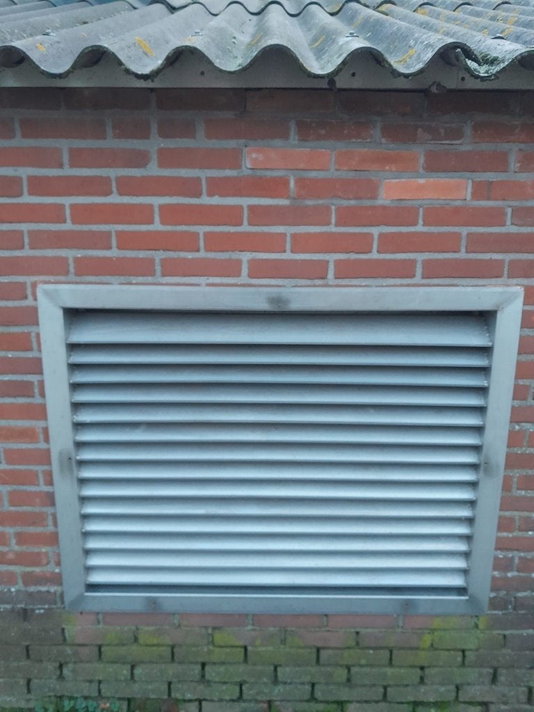 RVS ventilatierooster, Doe-het-zelf en Verbouw, Ventilatie en Afzuiging, Ophalen, Gebruikt, Afzuiger