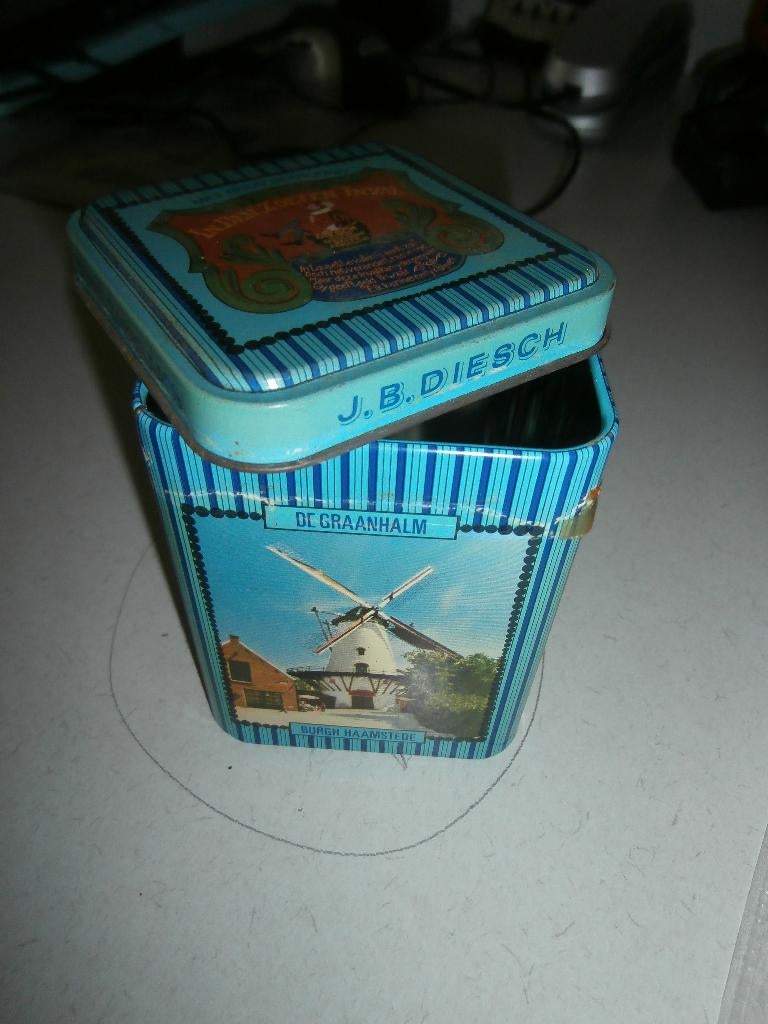 Blikje met molens, Verzamelen, Blikken, Ophalen of Verzenden, Zo goed als nieuw, Overige