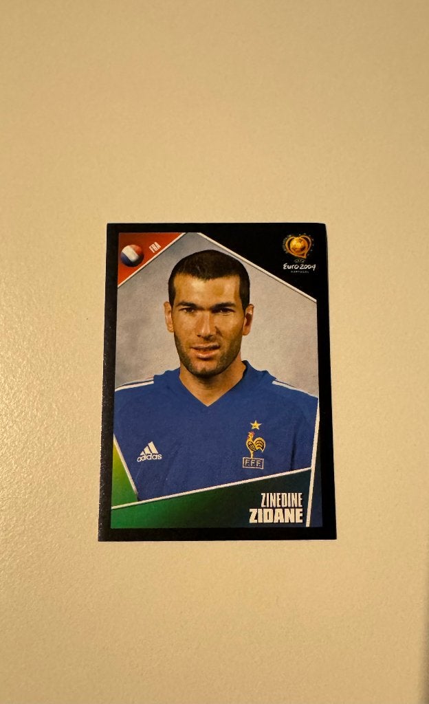 Te koop: Panini 2004 EK, Zidane nr 107, Verzenden, Nieuw, Buitenlandse clubs, Poster, Plaatje of Sticker