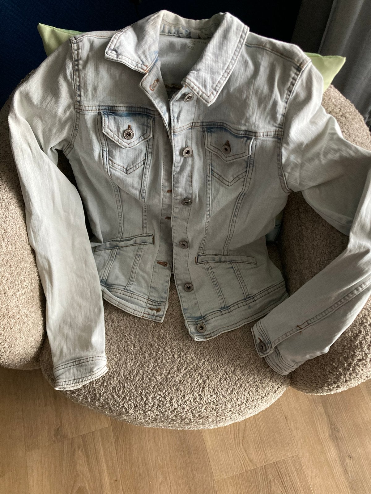 Spijkerjack C&A XS - Zo goed als nieuw, Ophalen, Zo goed als nieuw, Maat 34 (XS) of kleiner, Blauw