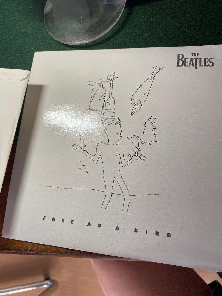 7" single  Beatles Free as a bird, Gebruikt, Pop, 7 inch, Ophalen of Verzenden