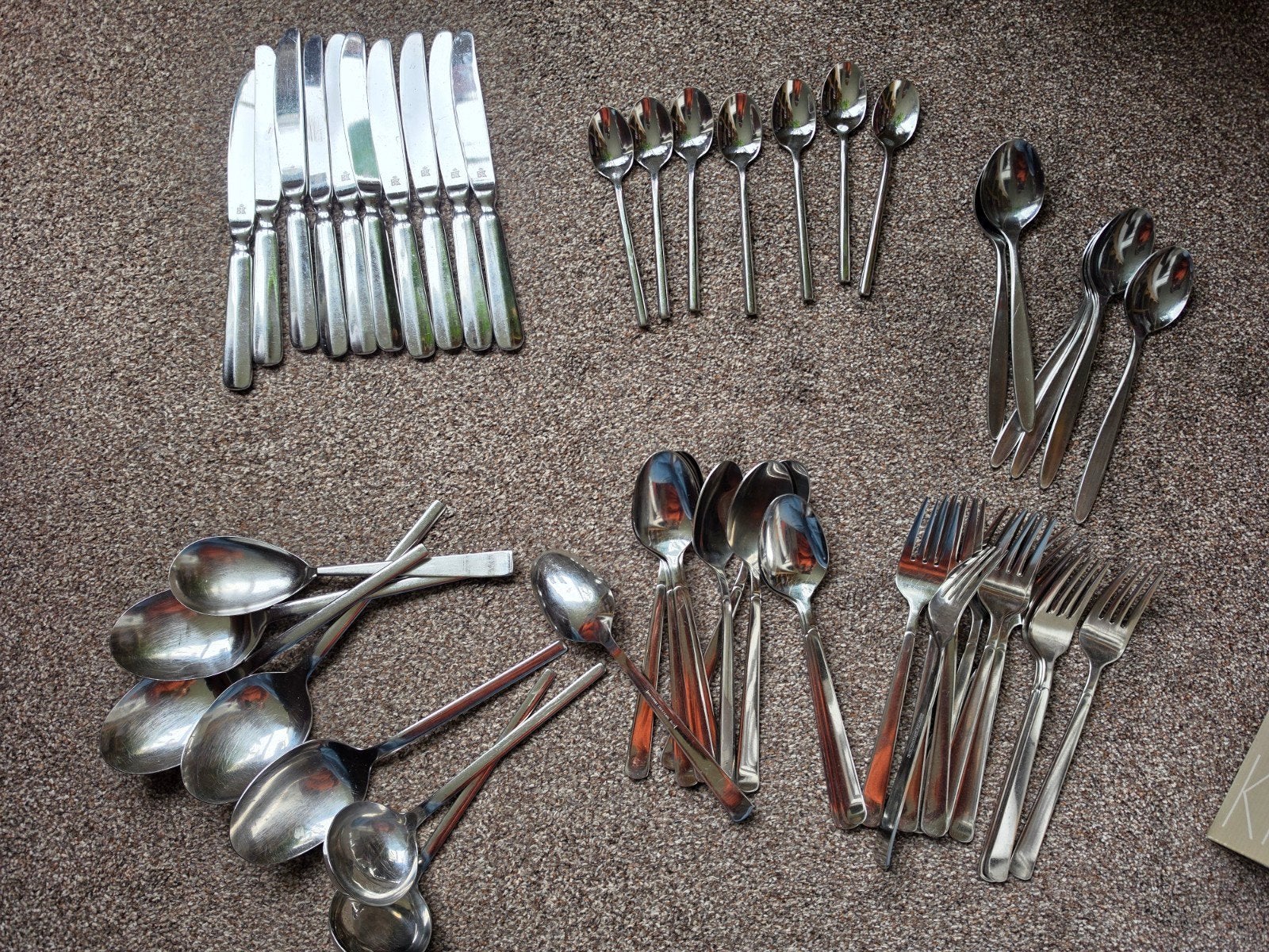 Diverse Bestekset: Messen, Vorken, Lepels (o.a. BK), Ophalen of Verzenden, Gebruikt, Rvs of Chroom, Los bestek