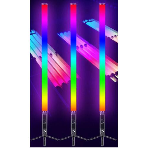 DJLicht 360 graden RGBWA pixal tube set van 4 wit of zwart, Geluidgestuurd, ., Nieuw, Ophalen of Verzenden