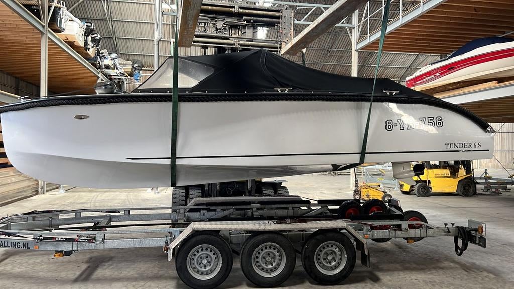 Tender 6.S Sloep met een 60pk!! Evinrude E-TEC, 70 tot 120 pk, Ophalen of Verzenden, Zo goed als nieuw, 3 tot 6 meter