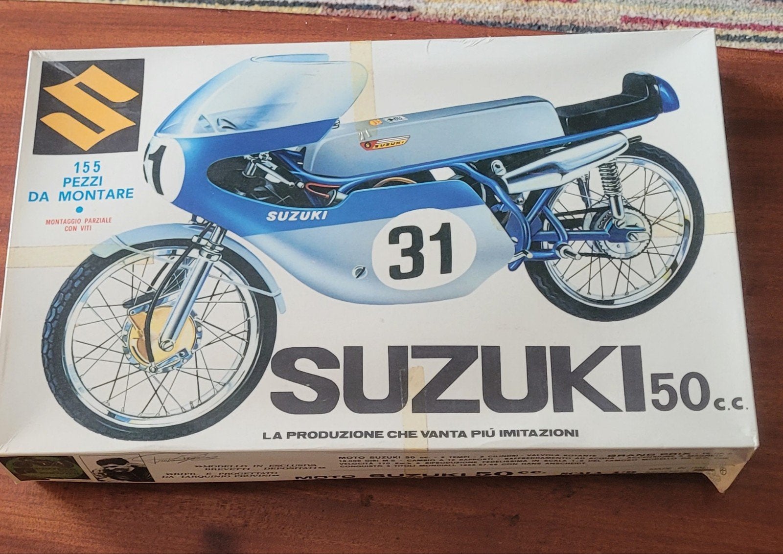 suzuki 50 cc protar 1/9, Ophalen of Verzenden, Groter dan 1:32, Auto, Overige merken