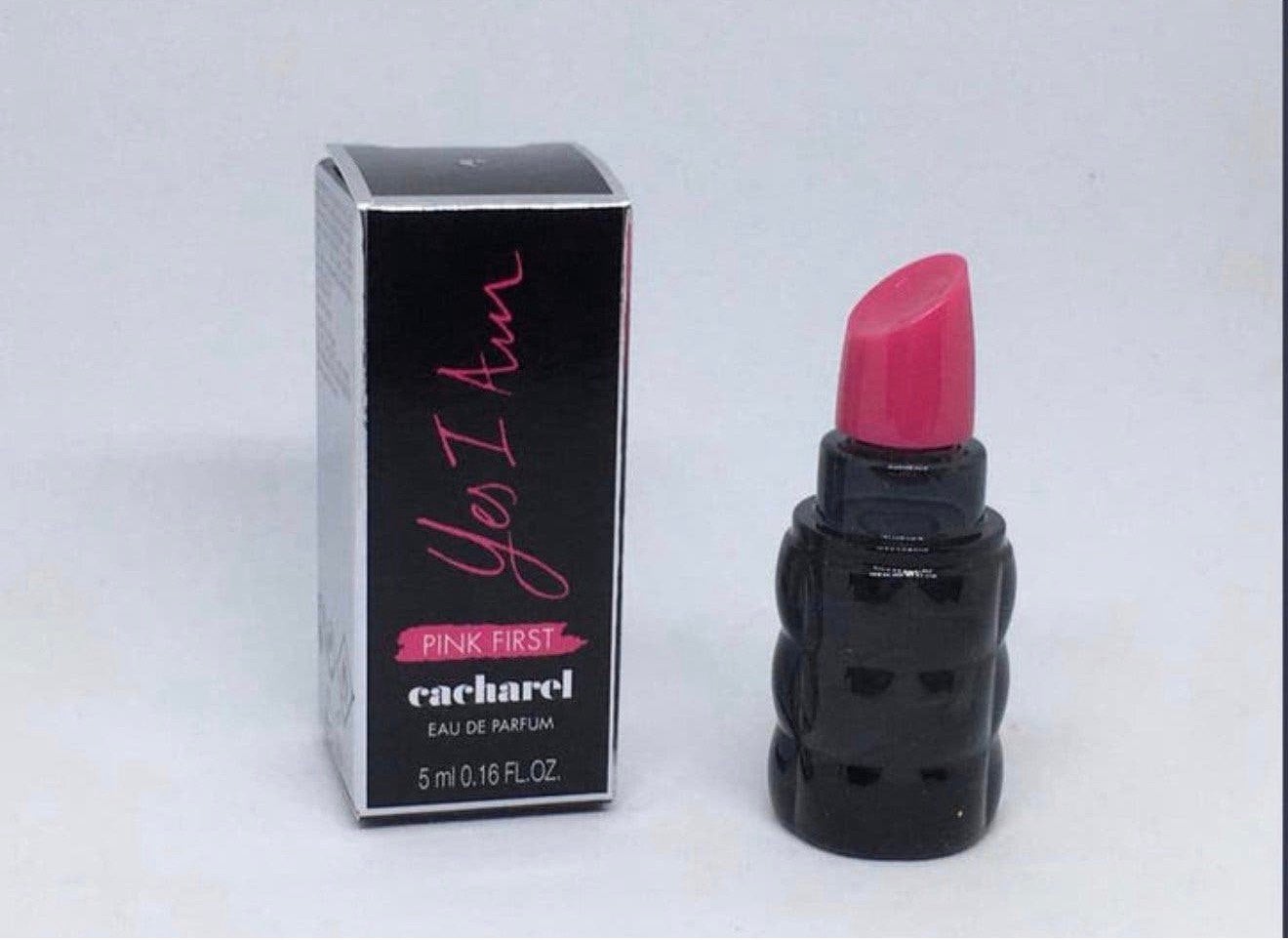 Parfum miniatuur Yes I am Cacharel Pink first 5 ml edp, Verzenden, Nieuw, Miniatuur, Gevuld