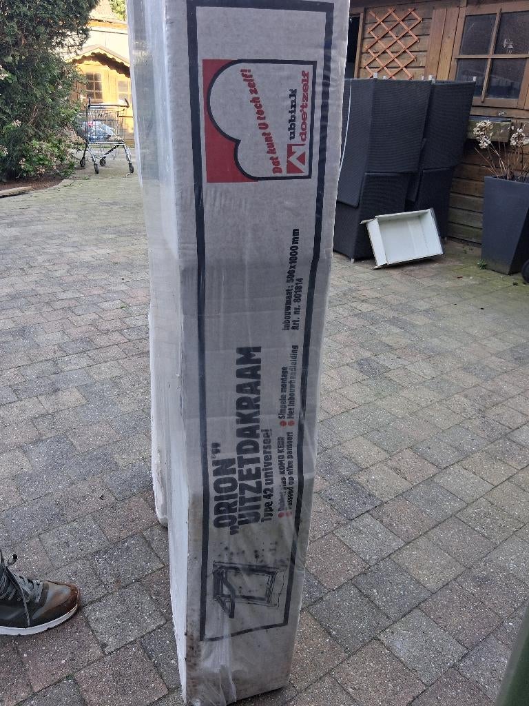 Uitzetdakraam, Ophalen, Minder dan 80 cm, 80 tot 120 cm, Nieuw