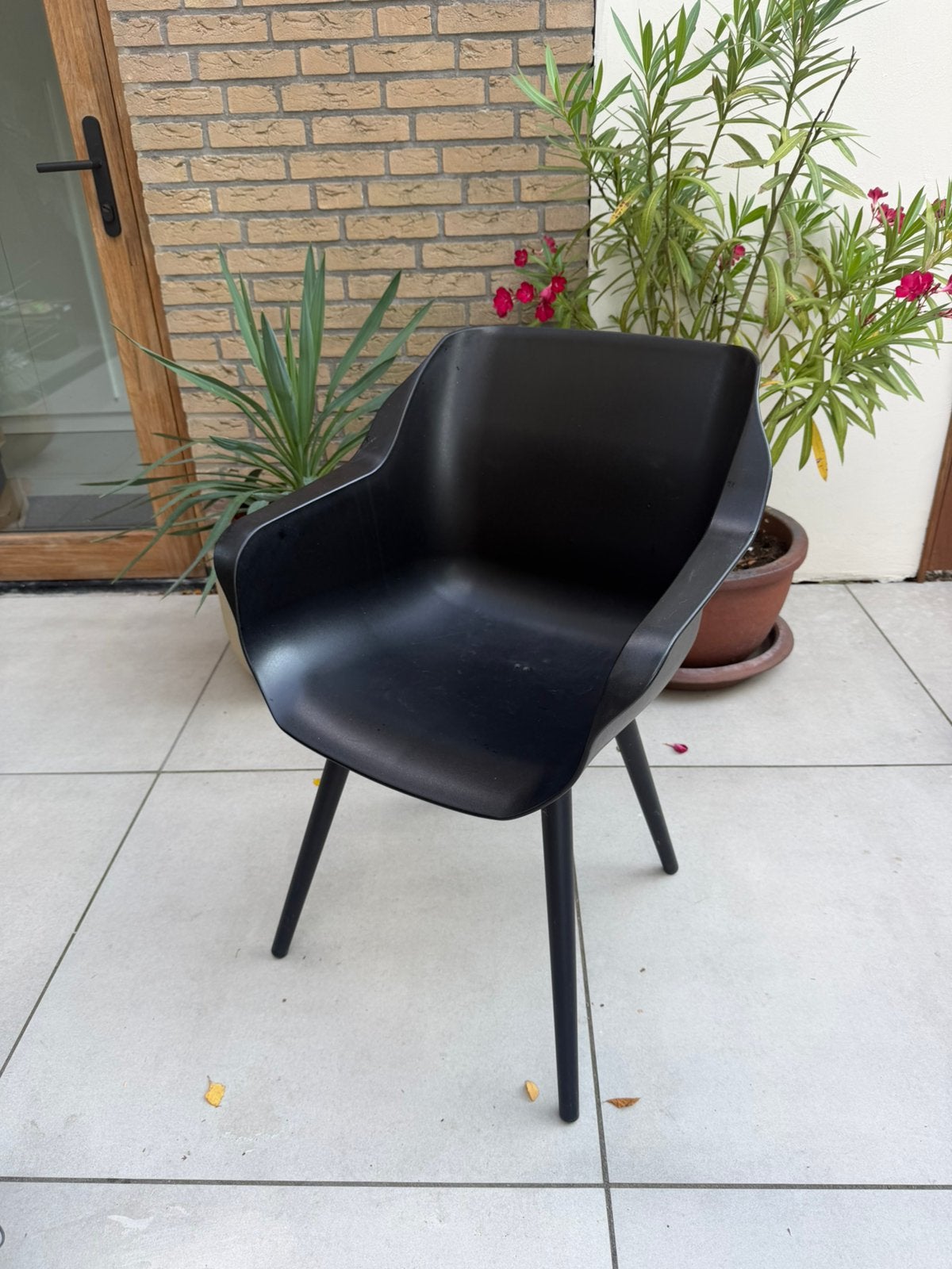 4 x hartman sophie zwart incl kussentjes, Ophalen, Gebruikt, Kunststof