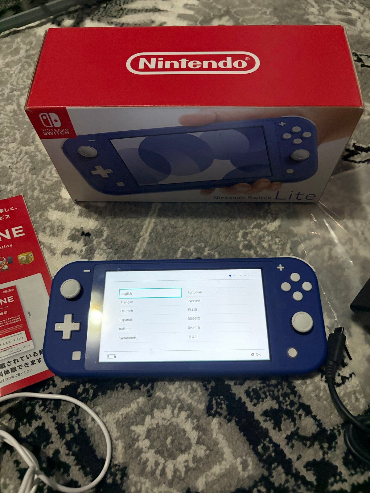 Nintendo Switch Lite Blauw, Spelcomputers en Games, Spelcomputers | Nintendo Switch Lite, Zo goed als nieuw, Overige kleuren, Ophalen of Verzenden