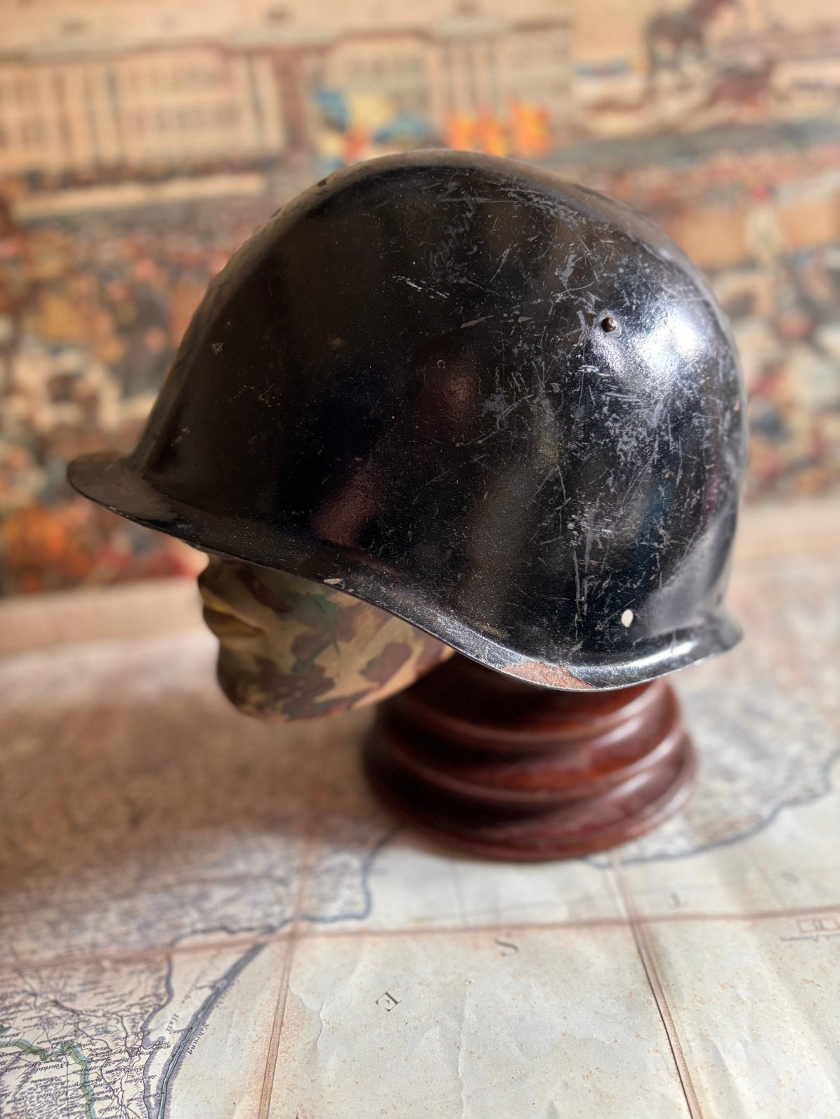 Zeldzame Tsjechoslowaakse VZ 53 Brandweerhelm, Verzamelen, Ophalen of Verzenden, Mes of Dolk
