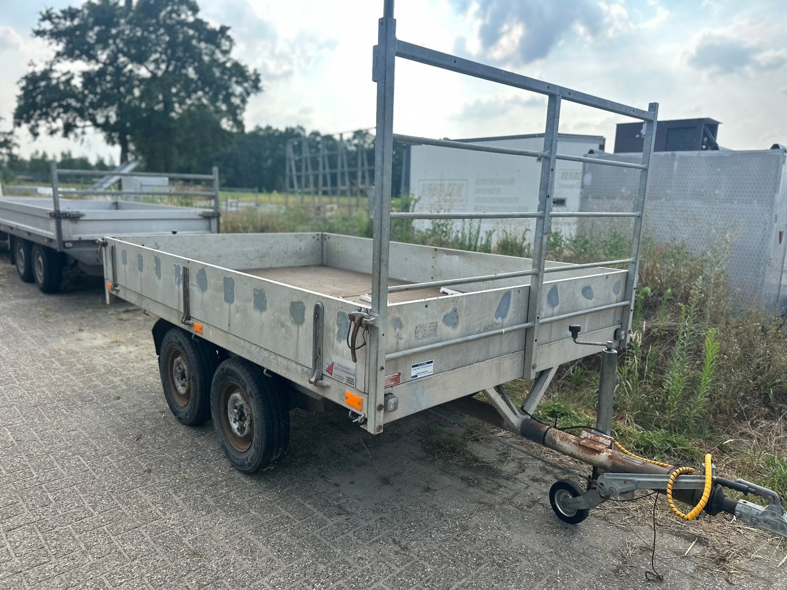 Plateau tandemasser !!!, Auto diversen, Aanhangers en Bagagewagens, Ophalen of Verzenden, Zo goed als nieuw