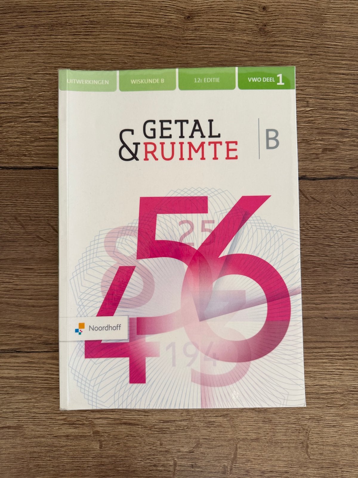 Getal & Ruimte Wiskunde B VWO deel 1 Uitwerkingen, Boeken, Ophalen of Verzenden, Beta, Zo goed als nieuw