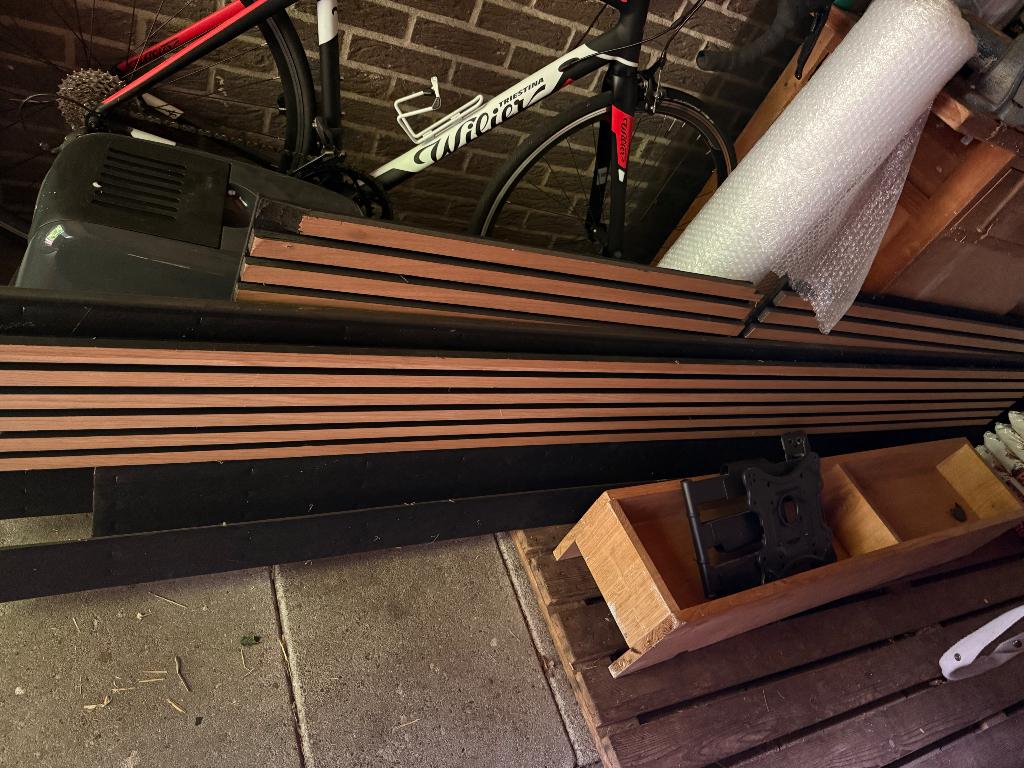 Akoestische wandpanelen, Ophalen, 270 cm, Zo goed als nieuw, Bruin