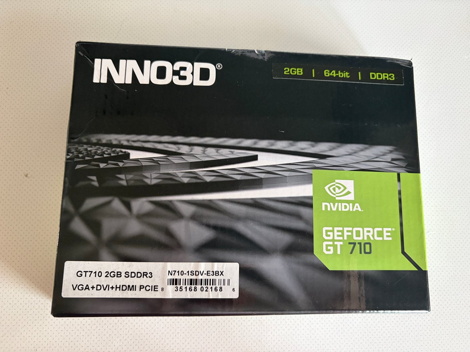 Inno 3D Nvidia GeForce GT710 Videokaart, Computers en Software, Videokaarten, GDDR3, HDMI, Nieuw, Ophalen of Verzenden