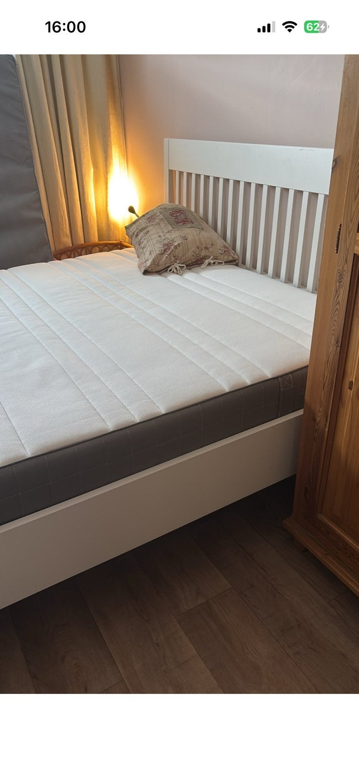 Hovag Matras Ikea 160 x 200 nog heel goed, Ophalen of Verzenden, Gebruikt, Tweepersoons