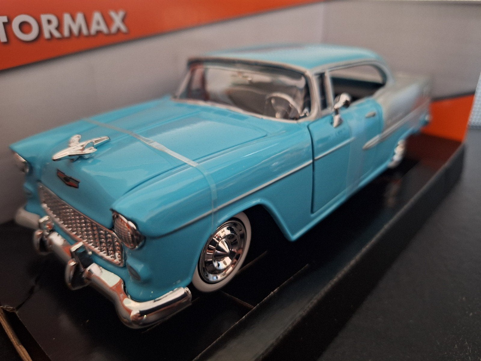 Chevrolet Bel Air 1957 Schaal 1:24, Hobby en Vrije tijd, Modelauto's | 1:24, Nieuw, Ophalen of Verzenden, Motormax, Motormax