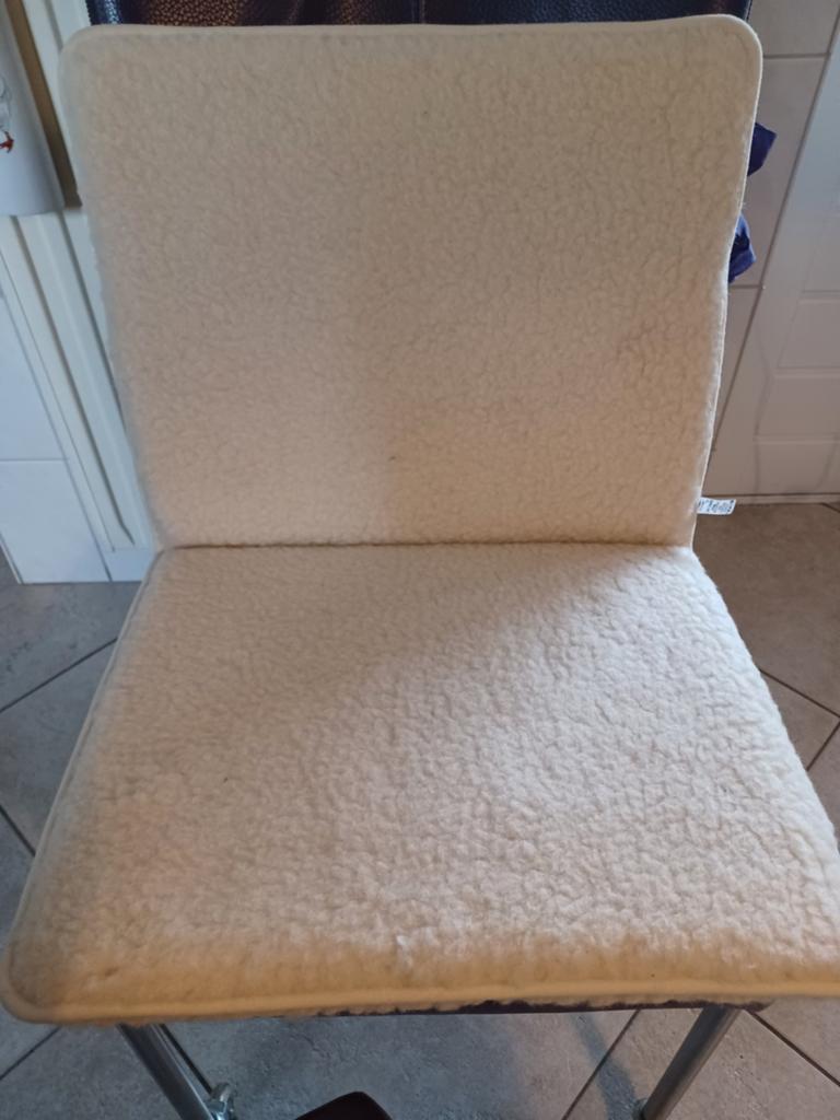 Wollen stoelkussens 2 st., Huis en Inrichting, Woonaccessoires | Kussens, Ophalen of Verzenden, Vierkant