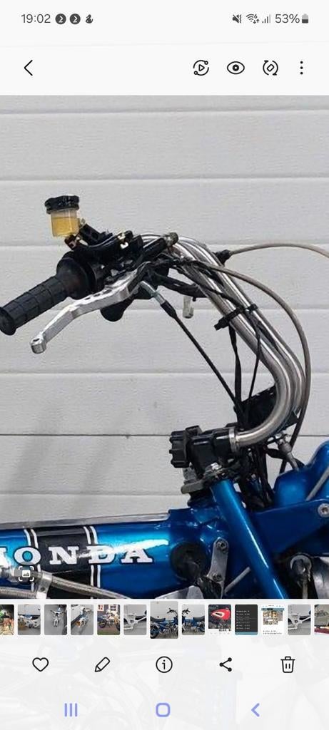 Stuur Honda Dax Skyteam etc., Fietsen en Brommers, Ophalen of Verzenden