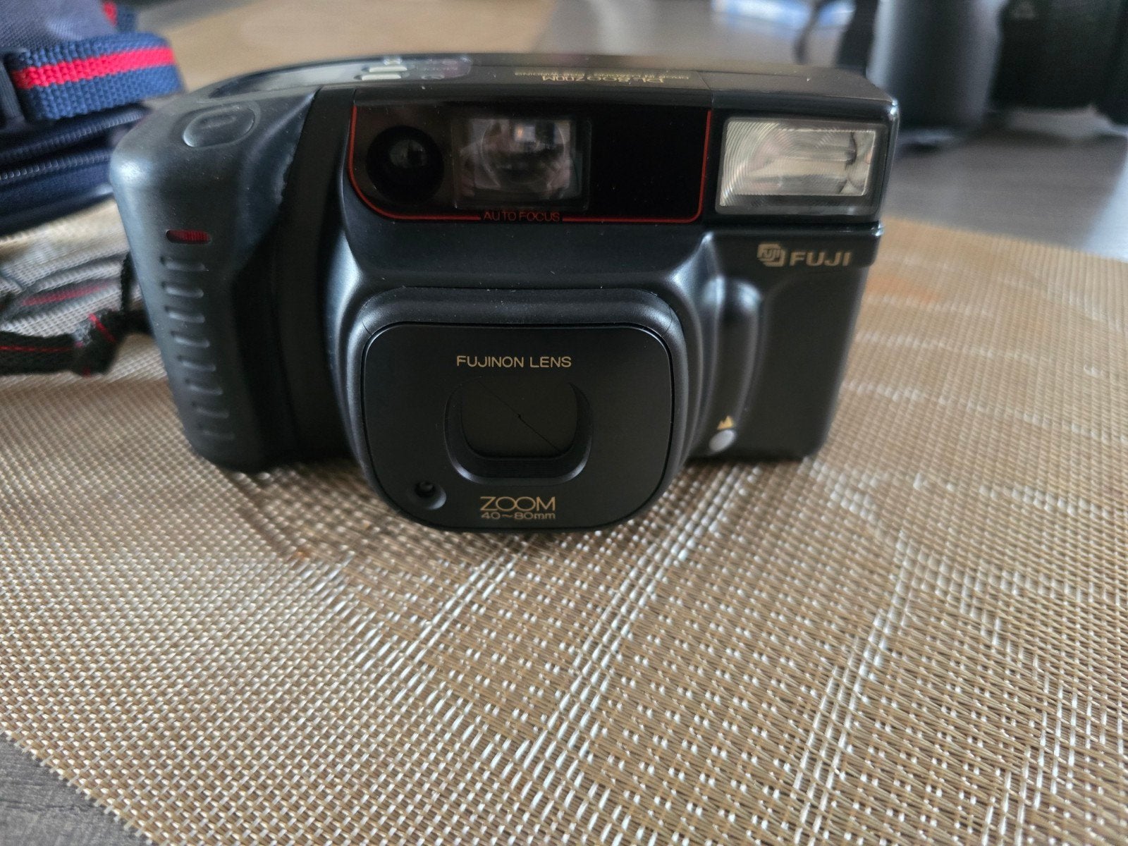 Fuji DL-800 Zoom Compact Camera met ROWI tas, Ophalen of Verzenden