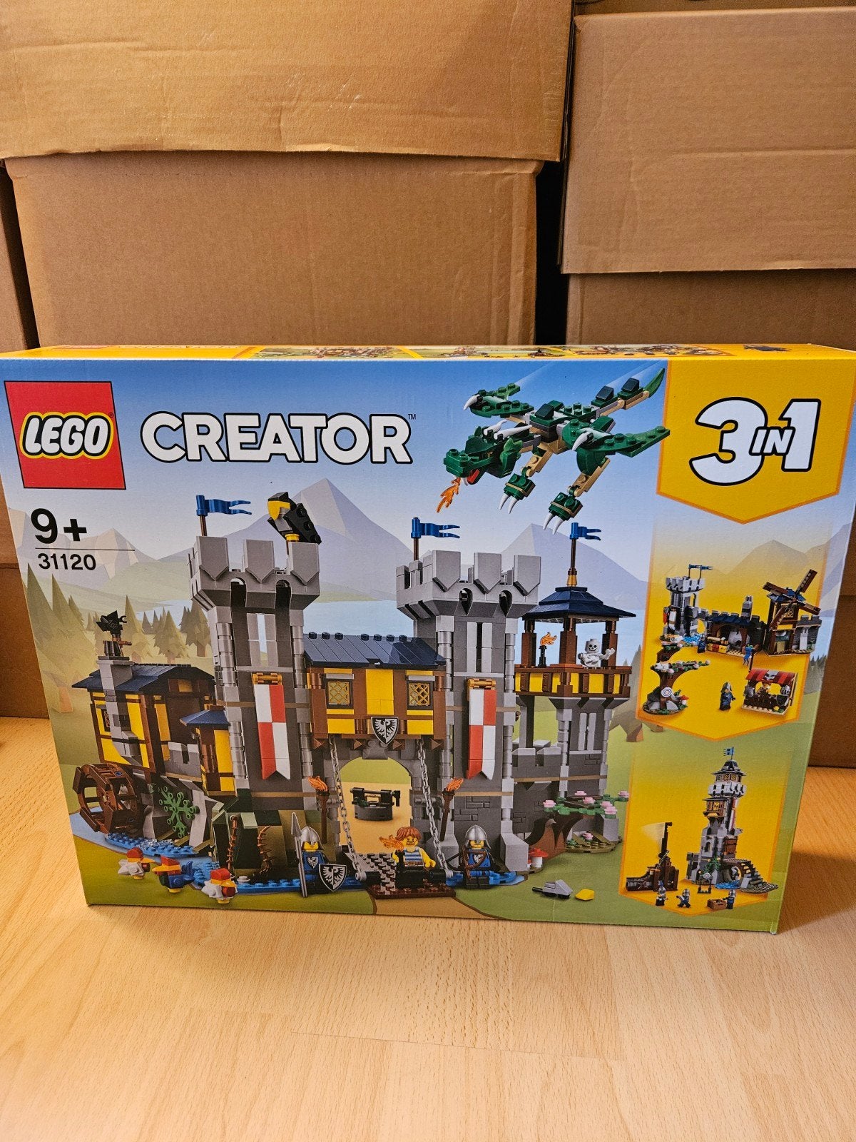 LEGO Creator 3in1 Middeleeuws Kasteel 31120 Nieuw, Kinderen en Baby's, Speelgoed | Duplo en Lego, Lego, Nieuw, Ophalen of Verzenden