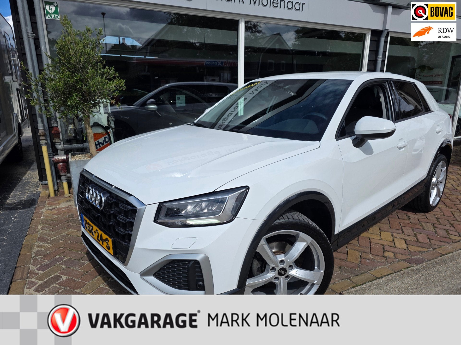 Audi Q2 35 TFSI S Edition,leuke auto met zeer weinig km, Auto's, 4 cilinders, 150 pk, Automatische klimaatregeling, Leder en Stof