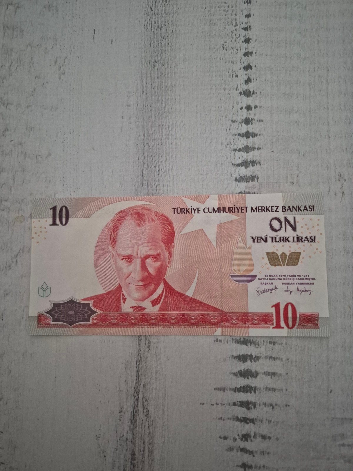 Turkse 10 Yeni Türk Lirası bankbiljet (2005), Ophalen of Verzenden, Overige landen