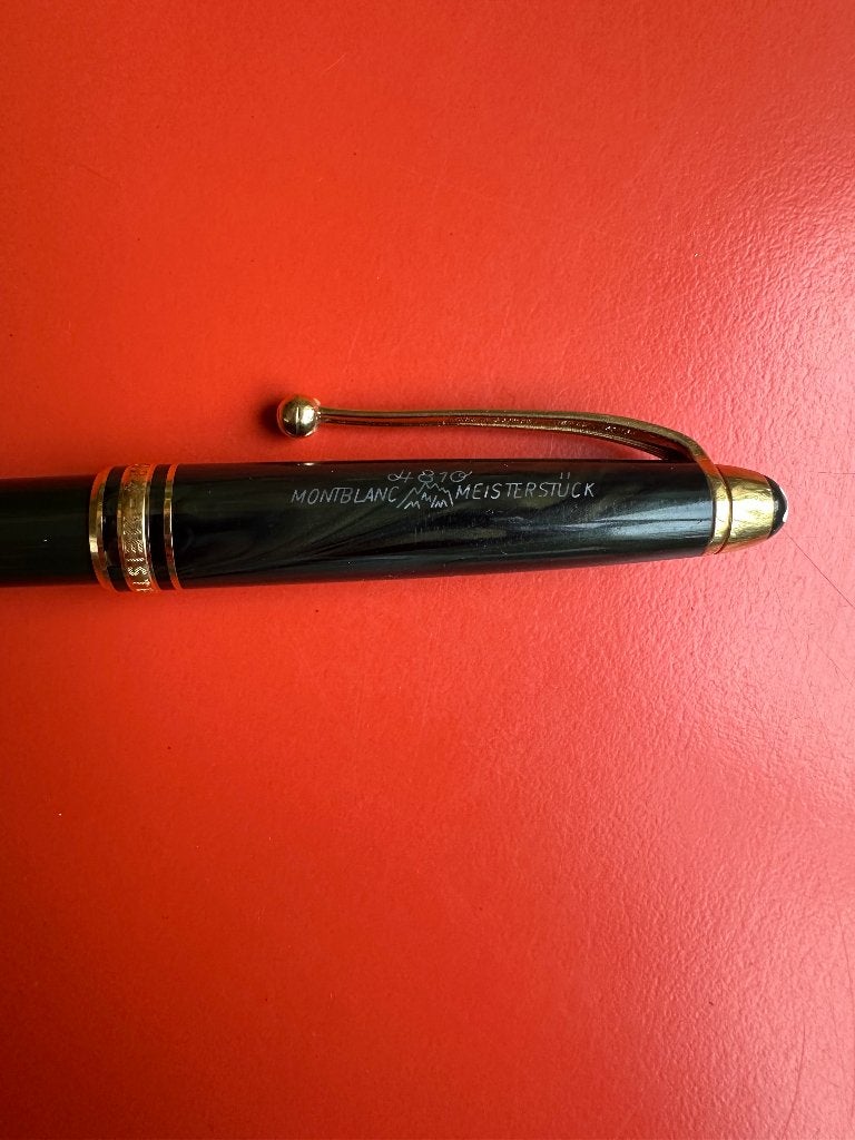 Mont Blanc meisterstuck pen, Verzamelen, Ophalen of Verzenden, Zo goed als nieuw, Balpen, Mont Blanc