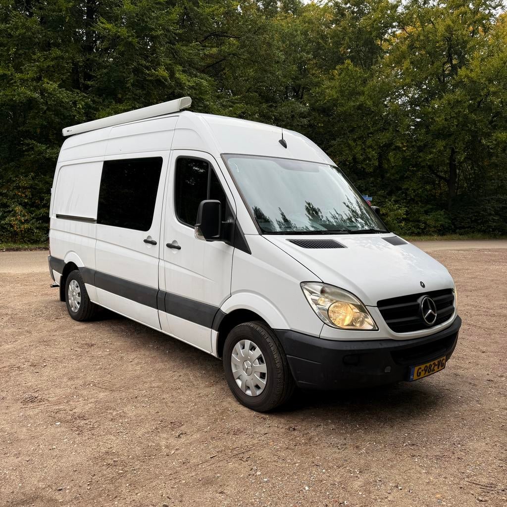 Mercedes-Benz Sprinter 2010 Buscamper L2H2 Automt. Zelfbouw, Caravans en Kamperen, Buscamper of Camperbus, Tot en met 2, Mercedes-Benz