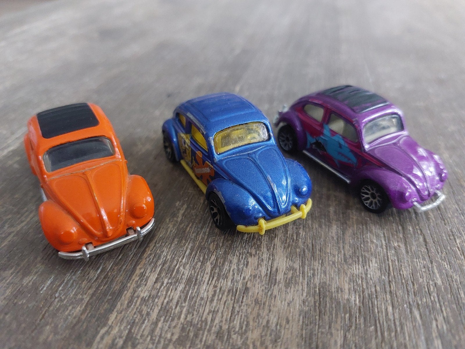 3x Matchbox kever 1:58, Ophalen of Verzenden, Gebruikt, Auto, Matchbox