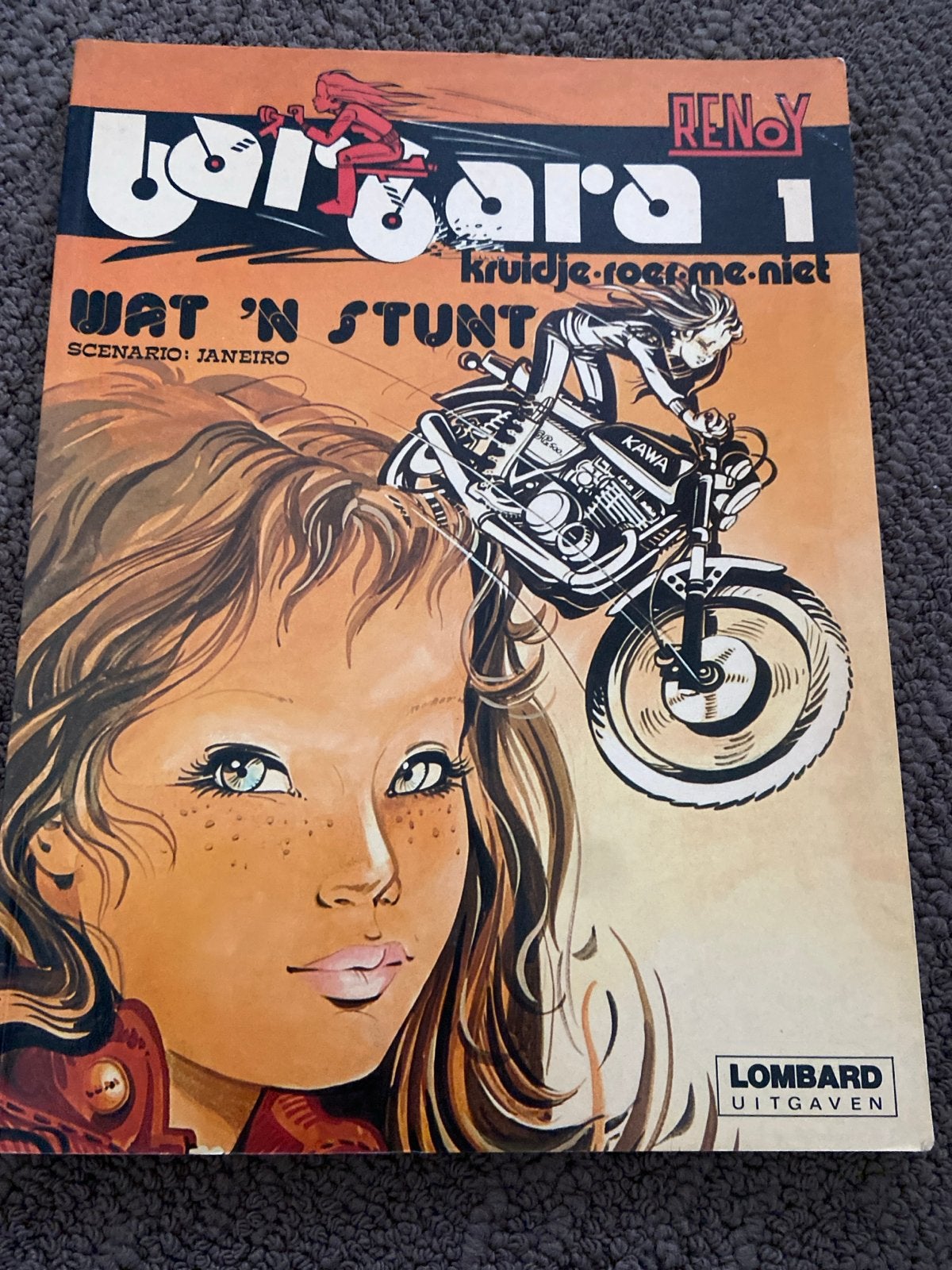Barbara 1: Wat 'n Stunt - Kruidje-roer-me-niet stripboek, Boeken, Stripboeken, Zo goed als nieuw, Eén stripboek, Ophalen of Verzenden