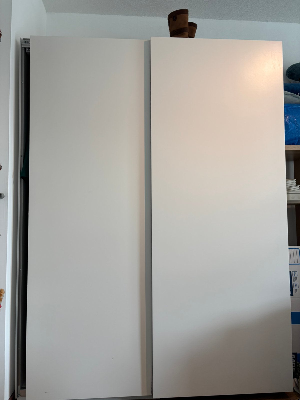 Dubbele kledingkast IKEA PAX/HASVIK, Ophalen, Gebruikt, 100 tot 150 cm, 200 cm of meer
