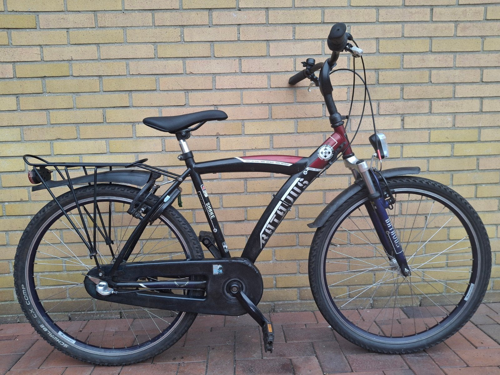 26 inch 48 cm Batavus Snake kinderfiets 3 speed jongensfiets, Fietsen en Brommers, Gebruikt, Velgrem, Batavus Snake, Handrem