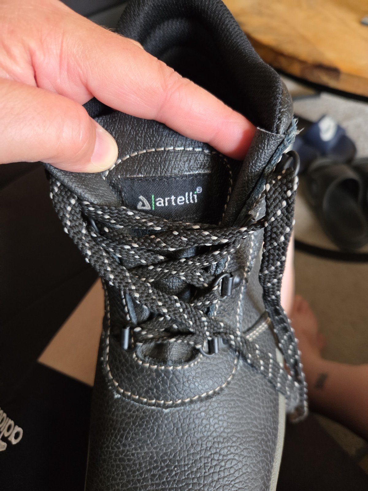 Heren weekschoenen maat 42, Zwart, Ophalen of Verzenden, Zo goed als nieuw, Werkschoenen