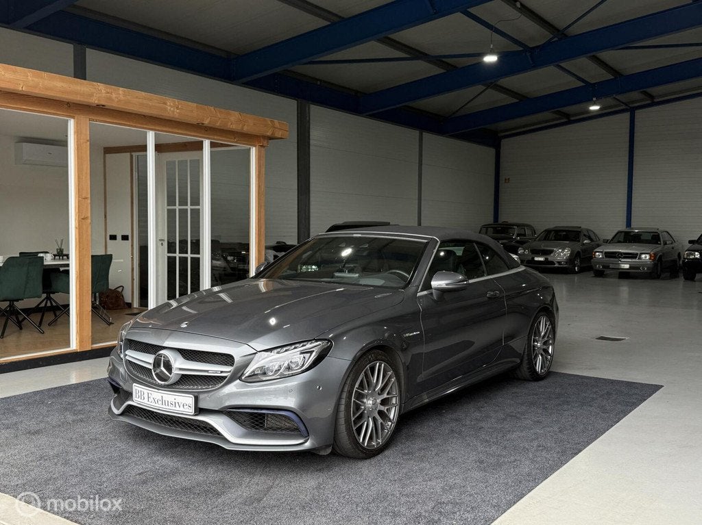 2018 Mercedes C63 AMG Cabrio | 41 dkm. | Eerste lak | 476PK, Auto's, Automaat, Achterwielaandrijving, Gebruikt, Cabriolet