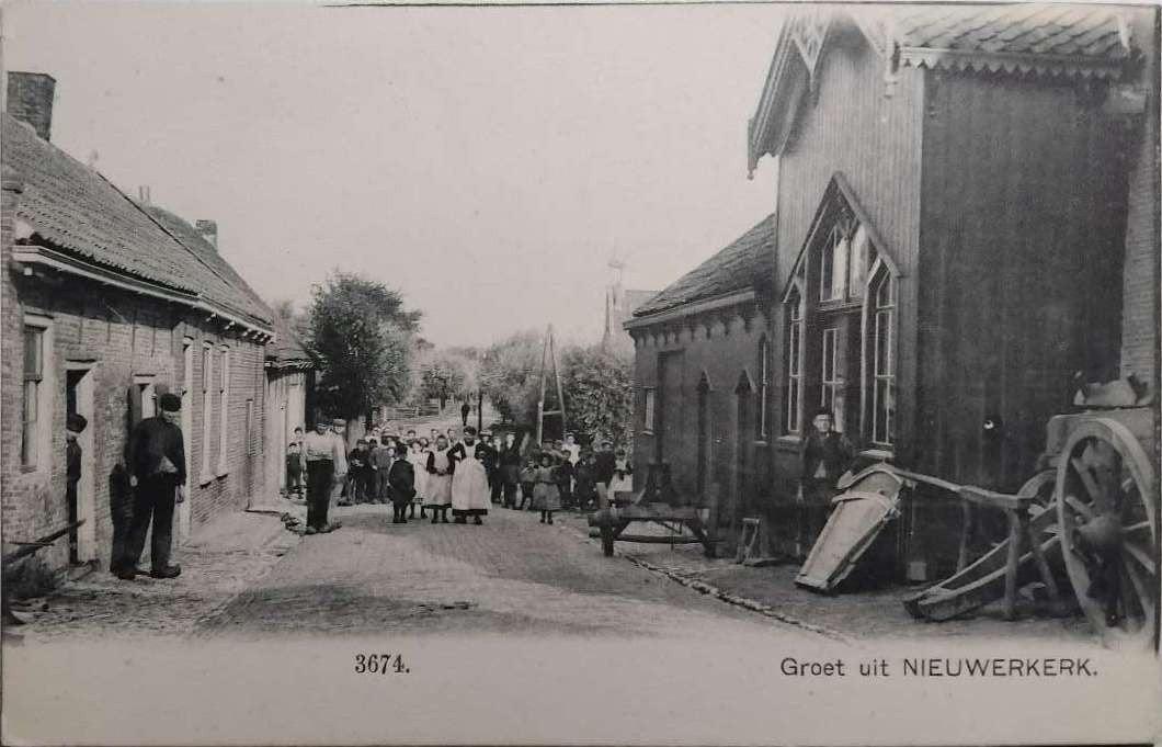 Nieuwerkerk (Schouwen-Duiveland) – (ca. 1903), Ophalen of Verzenden, Voor 1920, Ongelopen, Noord-Holland