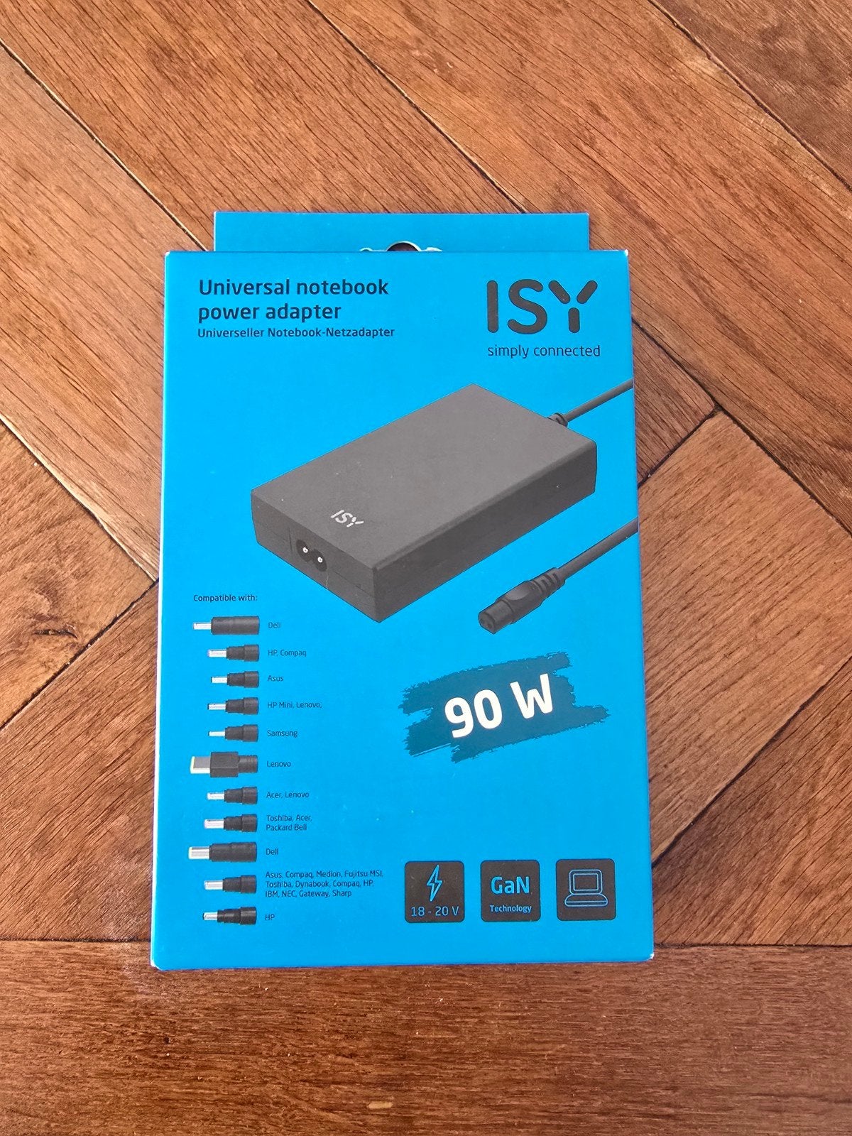 ISY Universele Laptop Voedingsadapter 90W, Ophalen of Verzenden, Nieuw, ISY