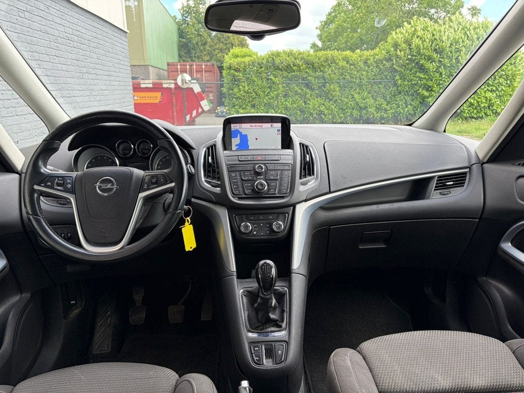 Opel Zafira Tourer 1.4T 120PK 7-Persoons AGR-Comfort Stoelen, Auto's, Opel, Euro 5, Stof, Zwart, 4 cilinders