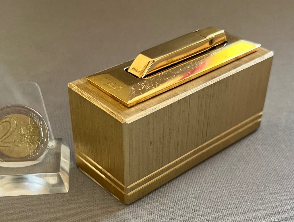 Colibri Gasaansteker 70s, Tafelmodel in Brutalistische Stijl, Ophalen of Verzenden, Gebruikt, Sigarenbandjes