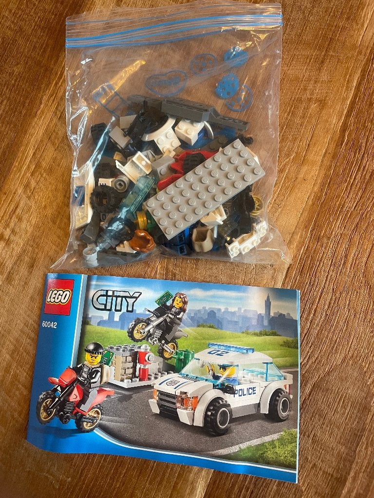 lego city 60042 boevenjacht, City, Lego, Inclusief instructies, Ophalen of Verzenden