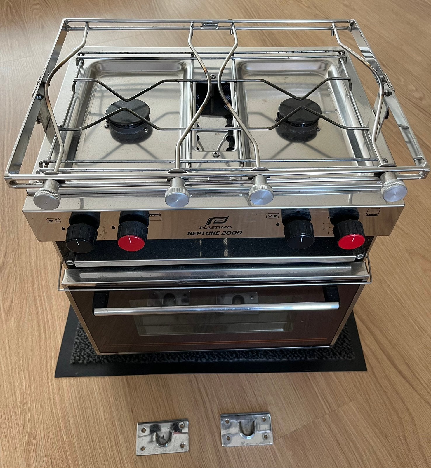 Plastimo Neptune 2000 kookstel 2-pits met oven en grill, Ophalen, Gebruikt, Kombuis en Sanitair